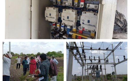 చిన్నమారు ఇరిగేషన్ లిఫ్ట్ ట్రాన్స్ ఫారం లో కాపర్ వైర్ చోరీ