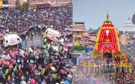 పూరీ జగన్నాథ రథయాత్రలో తొక్కిసలాట.. ఒకరు మృతి, 100 మందికి పైగా గాయాలు
