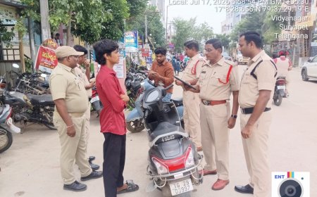 మైనర్ డ్రైవింగ్‌పై సూర్యాపేట పోలీసుల ప్రత్యేక నిఘా
