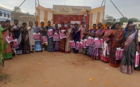 వెల్దేవి గ్రామ మహిళలకు జిల్లాస్థాయి బహుమతి