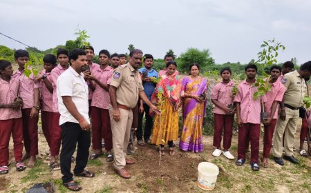 ప్రతి ఒక్కరూ మొక్కలు నాటాలి ఎస్సై వెంకట్ రెడ్డి