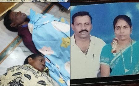 ఉరి వేసుకొని భార్య భర్త మృతి