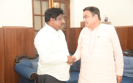 ఐకానిక్ వంతెన కోసం ఢిల్లీ పెద్దలను కలిసిన ఎల్లేని సుధాకర్ రావు