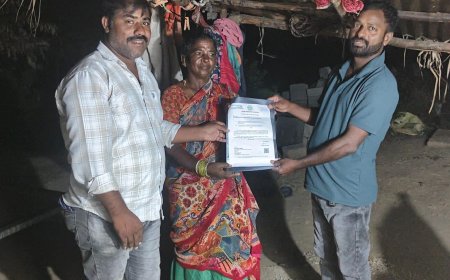 బాధిత కుటుంబానికి ఎల్ఓసి అందజేత