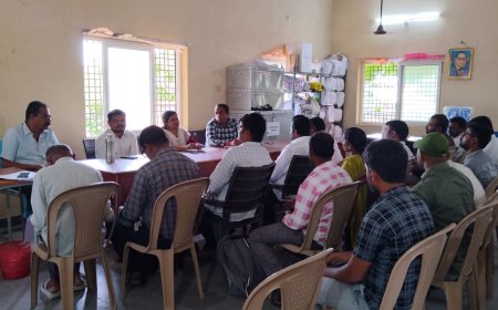 ఎంపీడీవో కార్యాలయాన్ని సందర్శించిన మత్స్యశాఖ జిల్లా అధికారి సుకీర్తి
