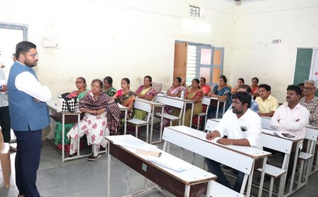 విద్యలో జిల్లాను ముందుకు తీసుకెళ్లేందుకు కృషి