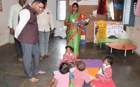 అంగన్వాడీ కేంద్రాల్లో పిల్లల పోషణతో పాటు నాణ్యమైన విద్యాతో తీర్చిదిద్దాలి