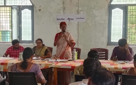 మండల స్థాయి సమావేశం.   విద్యుత్ శాఖపై వాడి వేడి