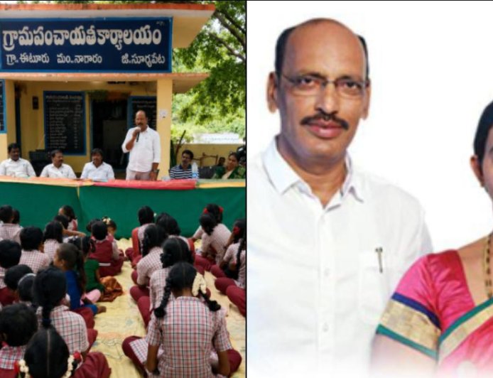 విద్యార్థుల రవాణా కై లక్ష రూపాయలు విరాళం అందజేసిన ఆరాధ్య ఫౌండేషన్