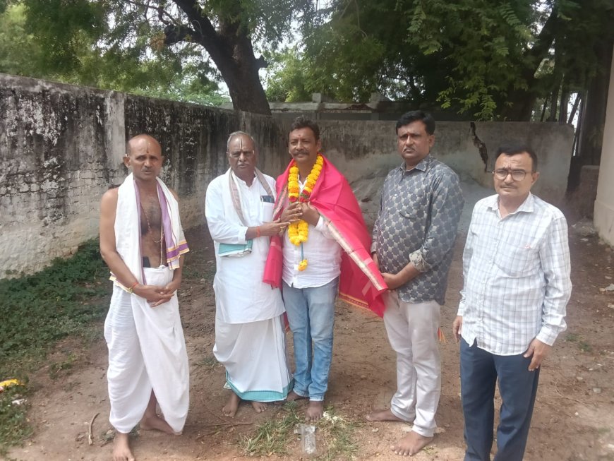 శ్రీ తిమ్మప్ప స్వామి భక్తులకు వసతి గృహ నిర్మాణం కు భూమి పూజ