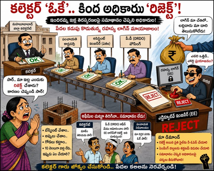 కలెక్టర్ ‘ఓకే’... కింద అధికారులు ‘రిజెక్ట్