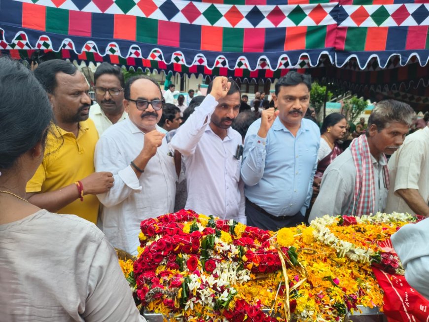 ప్రజా విప్లవ గాయకుడు కామ్రేడ్ అరుణోదయ... నాగన్నకు ఇవే మా జోహార్లు  