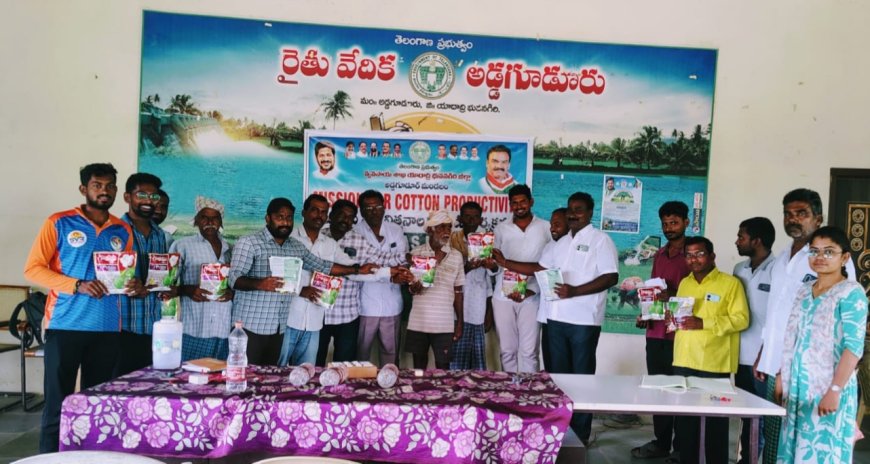 రైతులకు ఉచిత పత్తి విత్తనాలు పంపిణీ..ఏవో పాండురంగచారి