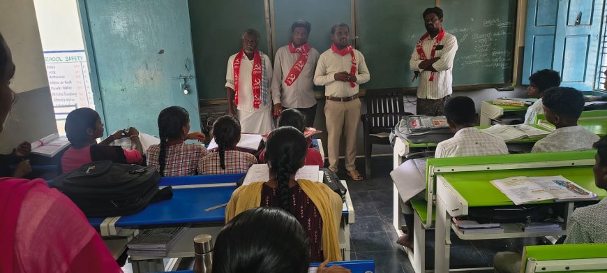 ఉపాధ్యాయ పోస్ట్ లను భర్తీ చేయాలి ఉన్నత పాఠశాలలకు సొంత భవనాలు నిర్మించాలి.  సిపిఎం డిమాండ్