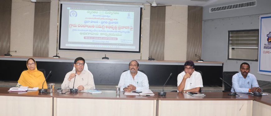గ్రామపంచాయతీలో ఆర్థిక వనరులను పెంపొందించుకోవాలి