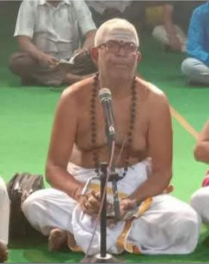 దివ్య క్షేత్రం భద్రాద్రి రామాలయం ఆస్థాన హరిదాసుగారి మృతి పట్లసంతాపంతెలిపినపురోహిత సంఘం