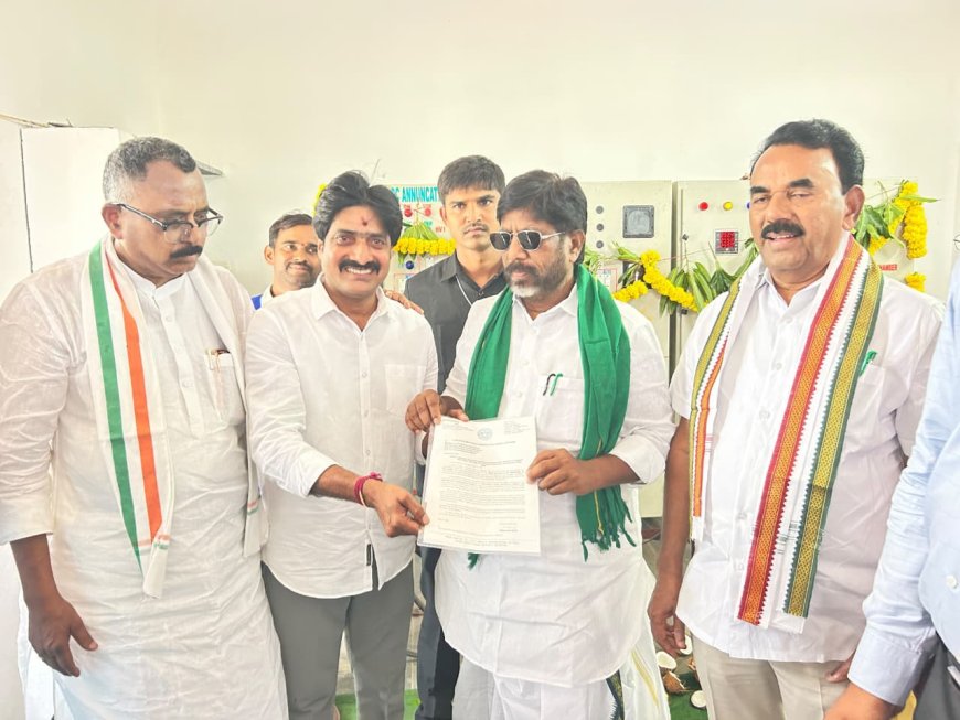 అలంపూర్‌ అభివృద్ధికి అవసరమైన విద్యుత్ సామగ్రి కోసం ఉప ముఖ్యమంత్రి భట్టి విక్రమార్క కి వినతిపత్రం