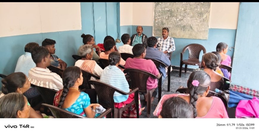 *ఇందిరమ్మ ఇల్లు లబ్ధిదారులు ఇండ్లు త్వరగా పూర్తి చేయాలి