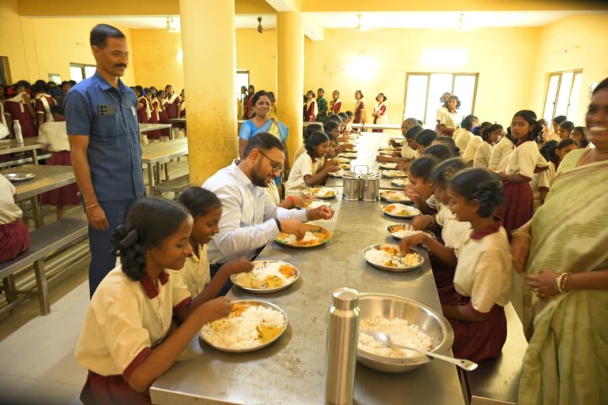 ఇమాంపేట సాంఘిక సంక్షేమ గురుకుల పాఠశాలను ఆకస్మికంగా తనిఖీ చేసిన జిల్లా కలెక్టర్ తేజస్ నంద్ లాల్ పవార్
