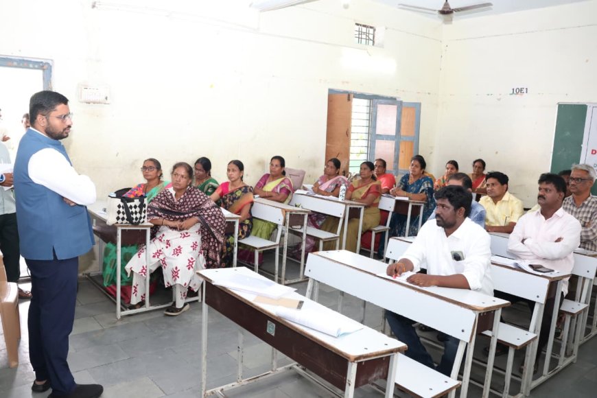 విద్యలో జిల్లాను ముందుకు తీసుకెళ్లేందుకు కృషి