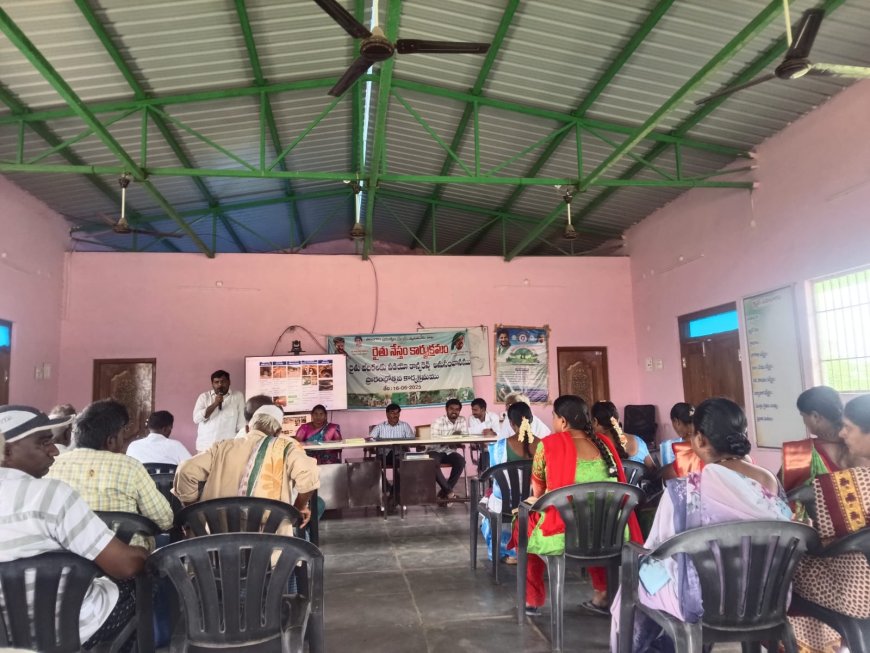 తక్కువ నీటితో సాగు చేసే ప్రత్యామ్నాయ పంటలను రైతులు వేసుకోవాలి