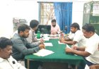 రాజకీయ ప్రతినిధులతో తహసిల్దార్ సమావేశం.