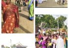డప్పు దరువుల మధ్య సుంకులమ్మకు బోనాలు సమర్పించిన మహిళలు