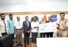 ప్రమాదాల్లో మృతి చెందిన పోలీసు కుటుంబాలకు రూ.3 కోట్ల బీమా అందజేసిన డిజిపి సి. వి. ఆనంద్ 