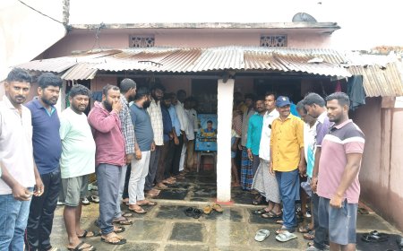 రోడ్డు ప్రమాదంలో మృతి చెందిన మల్లీస్వామి కుటుంబానికి 50వేలు ఆర్థిక సహాయం చేసిన మంత్రి కోమటిరెడ్డి