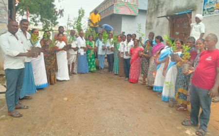 భవిష్యత్ తరాలకు స్వచ్ఛమైన వాతావరణం సర్పంచ్ స్వాతి భాస్కర్