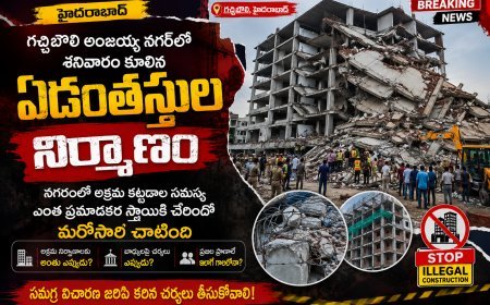కాగితాలపైనే నిబంధనలు.. యథేచ్ఛగా అక్రమ కట్టడాలు