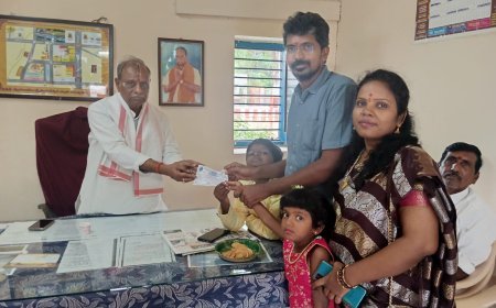 శ్రీ తిమ్మప్ప స్వామికి బంగారు ద్వాదశనామాలు వితరణ