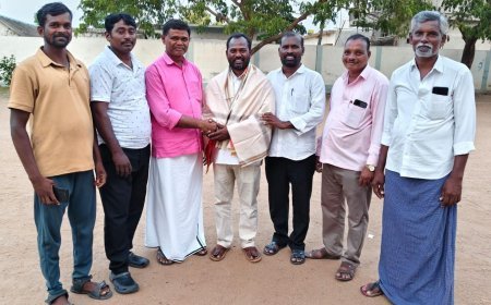 మానవపాడు మండలం ఎమ్మార్పీఎస్ నూతన ఇంచార్జ్ గా శాంతకుమార్ 