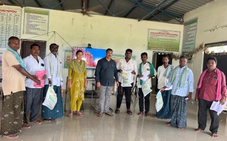 సబ్సిడీ మినుముల ప్యాకెట్లు పంపిణీ