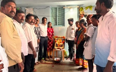మృతుని కుటుంబానికి పవన్ సాయి హాస్పిటల్ ఎండీ శ్రీనివాస్ గౌడ్ ఆర్థిక సాయం