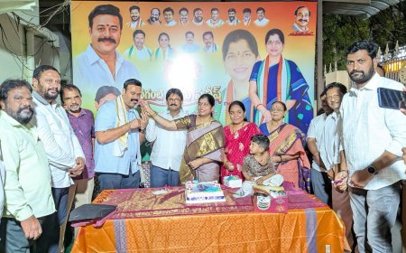 ఘనంగా మున్సిపల్ కౌన్సిలర్ గుణగంటి హేమ సతీష్ జన్మదిన వేడుకలు
