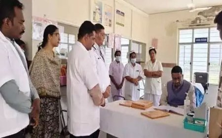 సెలవుల పై వెళ్లిన వైద్య సిబ్బందిపై కలెక్టర్ ఆగ్రహం