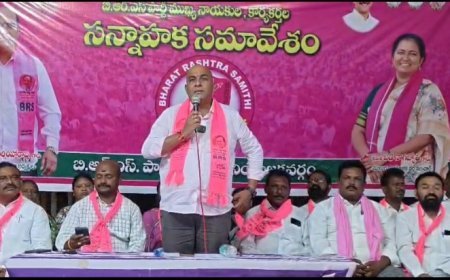 ఏటూరునాగారంలో బి.ఆర్.ఎస్ పార్టీ సన్నాహక సమావేశం సభ