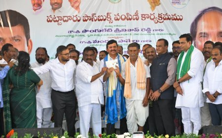 భూములన్నిటీని ప్రతి అంగుళాన్ని సర్వే చేసి భూ ఆసాములకు పట్టాలు ఇస్తాము