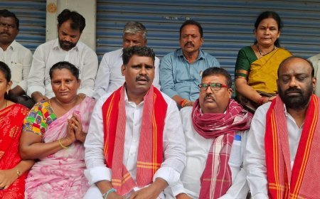 తక్షణమే CI ని సస్పెండ్ చేయాలని బాధితులకు న్యాయము చేయాలని డిమాండ్