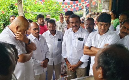 ఒకే కుటుంబంలో ఇద్దరు అన్నదమ్ముల  మృతదేహాలను చూసి కన్నీటి పర్యంతమైన బిఆర్ఎస్ జిల్లా పార్టీ అధ్యక్షులు కాకులమర్రి లక్ష్మణ్ బాబు