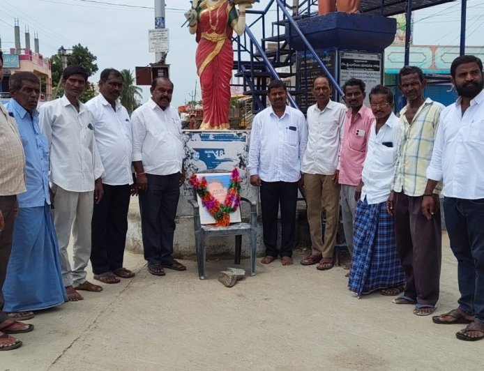 అడ్డగూడూరులో ప్రొఫెసర్ జయశంకర్ జయంతి వేడుకలు