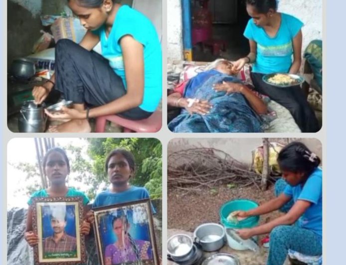 అనాధలై దిక్కుతోచని పరిస్థితుల్లో ఆడపిల్లలు