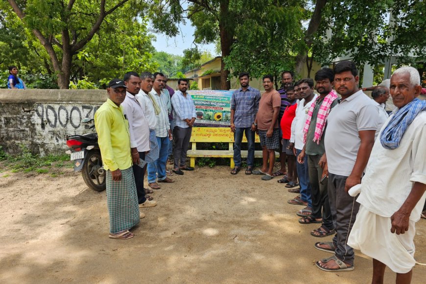 ఎల్ నినో పై ప్రభావం.. రైతులు మేట్ట పంటలు సాగు చేయాలి ఏవో పాండురంగచారి 