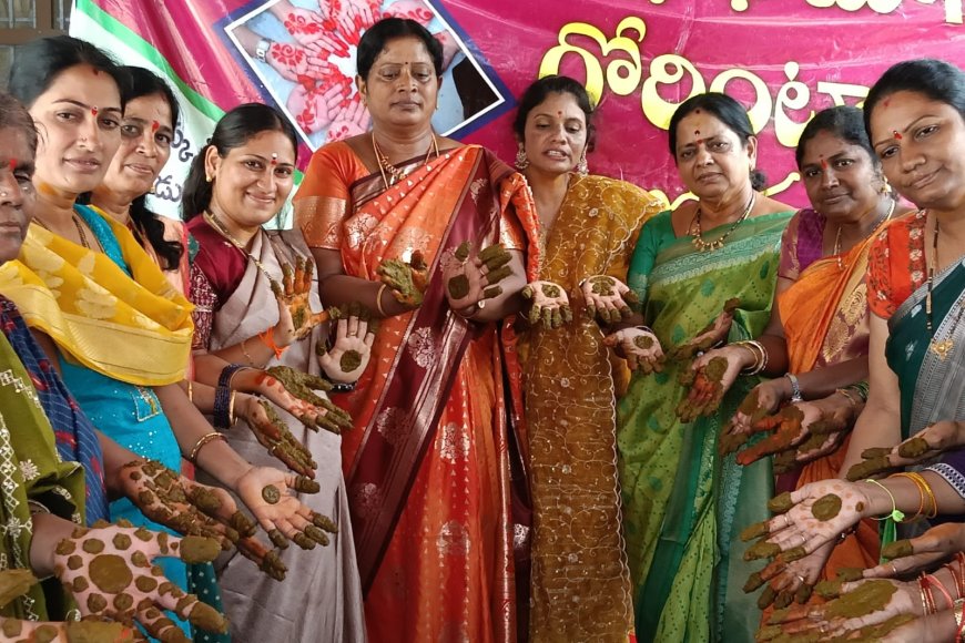 విన్నపం ఒక పోరాటం సూచన ఆధ్వర్యంలో ఘనంగా గోరింటాకు పండుగ