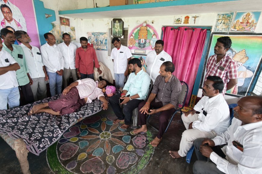పండగ రోజు బిఆర్ఎస్ పార్టీ కార్యకర్తల పరామర్శ