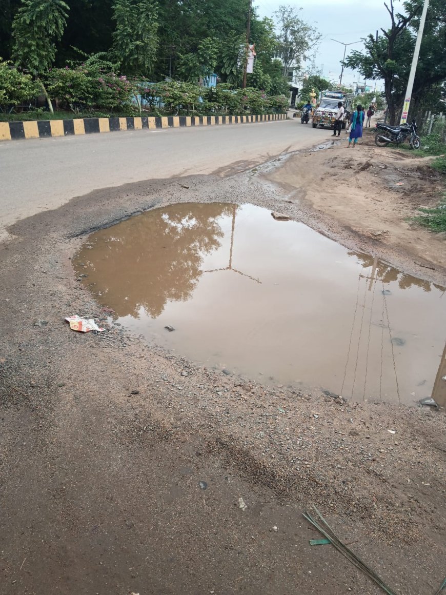 చిన్నపాటి వర్షానికి చిత్తడి చిత్తడిగా.