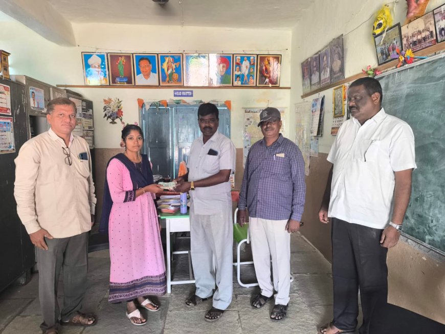 గ్రామపాఠశాల అభివృద్ధి కోసం దాతల సహకారం
