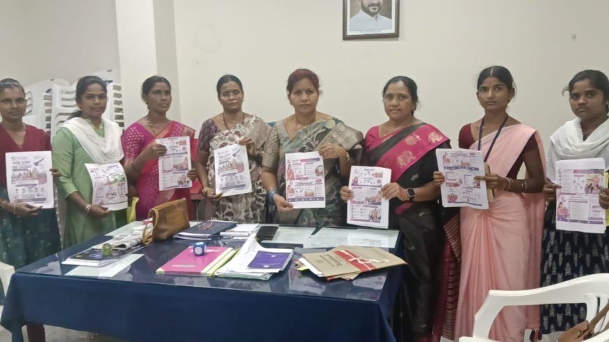 సఖి హాబ్తో మహిళలకు సేవలు డిఈవో విజయలక్ష్మి.