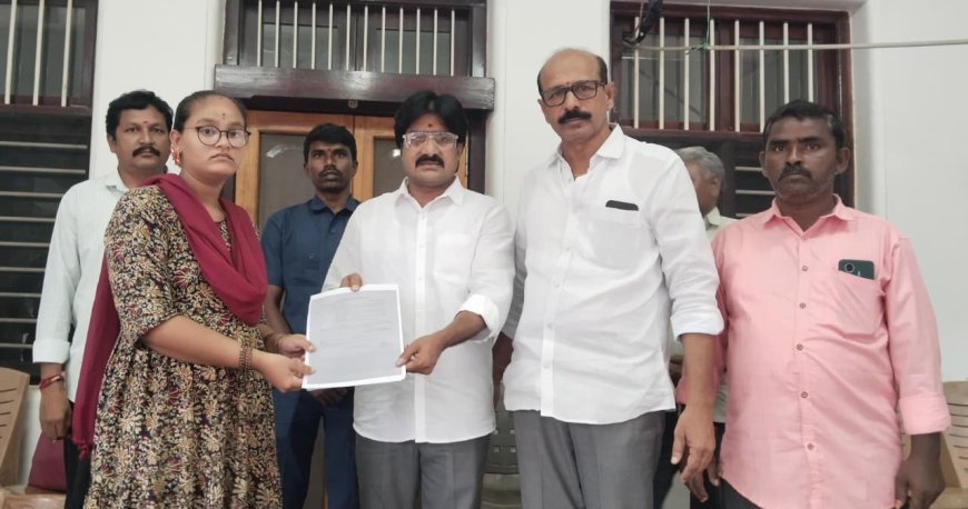 ఎమ్మెల్సీ మరియు ఎమ్మెల్యే కి కృతజ్ఞతలు